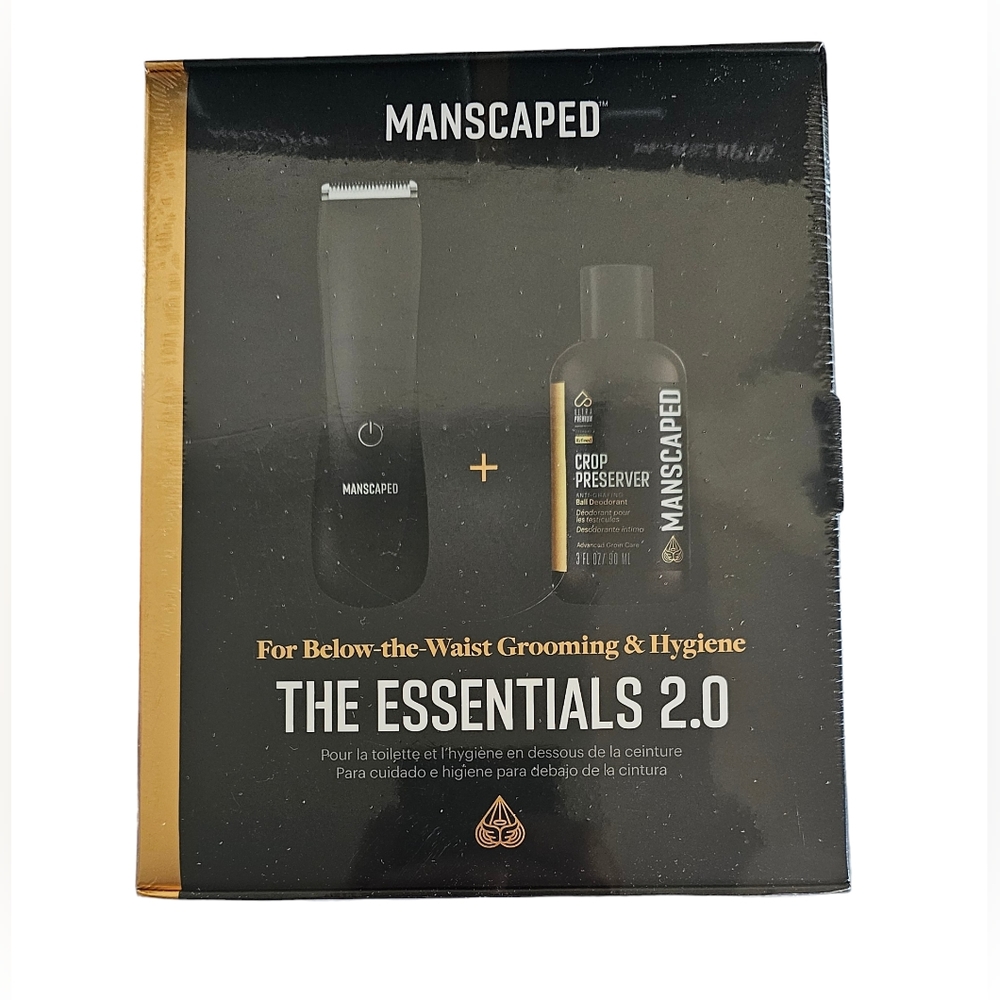 Manscaped The Essentials 2.0 Below-the-Waist Grooming Lawn Mower 2.0 NEW SEALED